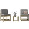 Gossi set mobilier de gradina, 3 piese, lemn de pin impregnat