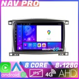 Navigatie Toyota Land Cruiser L100 2002 2008 KIT L100 EDOTEC-LITE Android Ecran 720P Octa Core 8 128 Carplay CarStore Technology