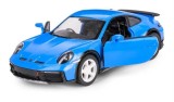 Macheta Porsche 911 rallye scara 1/32-38 blue in window box