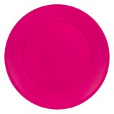 Farfurie Plastic, 20cm, Fucsia, Potrivită pentru Cuptorul cu Microunde și Mașina de Spălat Vase, Oem
