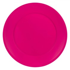 Farfurie Plastic, 20cm, Fucsia, Potrivită pentru Cuptorul cu Microunde și Mașina de Spălat Vase