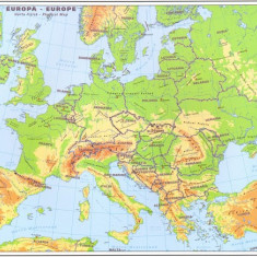 Plansa harta Europa A3 fata/verso |