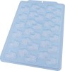 Forma Ciocolata Carucior Bebe Tripla, 30 Cavitati, 40x34x10mm - Matrita Bomboane, Praline, Botez, Decor Torturi