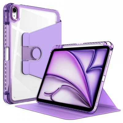 Husa pentru Apple iPad Air 13 (2025) / Air 13 (2024), Techsuit, Crystal Vision, Mov foto