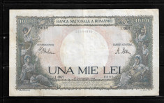 BANCNOTA 1000 1 000 LEI 1941 foto