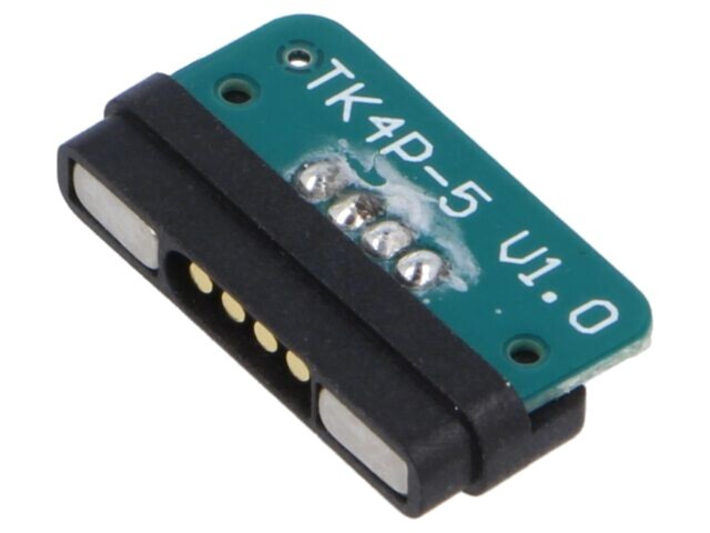 Conector EDAC 4 pini Pogo, tată, cod 686K0412P50125E