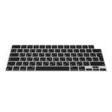 Folie tastatura Kwmobile pentru Apple MacBook Pro M2 14&quot; (2023)/MacBook Pro M3 14&quot; (2023), Negru, Silicon, KWM000025BP001C