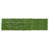 vidaXL Ecran de balcon cu frunze Verde și galben 300 x 75 cm 42040638