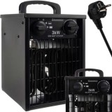 &Icirc;ncălzitor Electric, Putere Reglabilă 20W/2000W/3000W, Protecție la Supra&icirc;ncălzire, IPX4, Carcasă Oțel, 32x21.5x19 cm