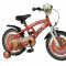 Bicicleta pentru baieti ajustabila din otel cu roti ajutatoare 16&amp;quot; EandL CYCLES Cars