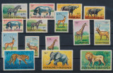 BURUNDI 1964 -Animale din Africa-15 timbre nestampilate, Nestampilat