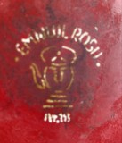 EMAILUL ROSU, MEDIAS anii&#039;70/CEAINIC VECHI PER.COMUNISTA/ VEZI POZE