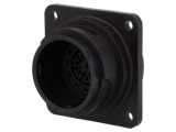 Conector circular soclu 20 pini pentru montare pe panou tată
