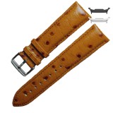 Curea din piele, compatibila cu Samsung Galaxy Watch8 44mm, Mustard Spots