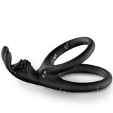 Armony For Him-Tensy Double Rabbit Ring Negru-Silicon