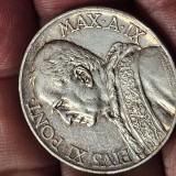 VATICAN 10 LIRE 1930 , argint 10 grame