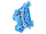Conector Șine 2,5mm2 1 Pista 2 Borne Albastru Wemid