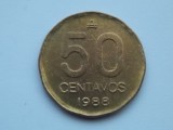 50 CENTAVOS 1988 ARGENTINA, America Centrala si de Sud