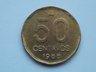 50 CENTAVOS 1988 ARGENTINA foto