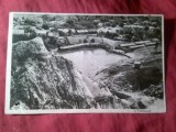 Ilustrata Slanic Prahova RPR 1956 - Baia Baciului - cu defecte (gaurita , pliu)