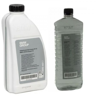 Pachet antigel BMW HT-12 Lifetime Coolant 18 verde 1.5 litri si apa distilata BMW 1 litru foto