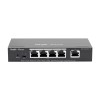 Switch 4 porturi PoE+ RJ45 Gigabit, 1 port uplink RJ45 Gigabit, L2 Cloud Management - Ruijie RG-ES205GC-P