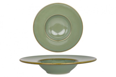 Bonna Farfurie cu paste - Sage Hygge - Por&amp;Aring;&amp;pound;elan - 28 cm (400cc) - set de 2 foto