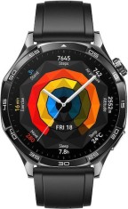 Smartwatch Huawei Watch GT 5 Pro Vili-B19F, corp din inox negru ?i curea neagra din fluoroelastomer, Blister 55020DKM foto