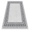 Covor ALLURE 1960 Cheie greacă, cadru - Structural, elegant, glamour alb / gri, 200x290 cm
