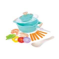 Set de gatit alimente la aburi pentru copii 16 piese