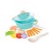 Set de gatit alimente la aburi pentru copii 16 piese