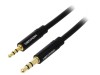 Cablu Audio Jack 2,5mm la 3,5mm 3m Negru, Vention