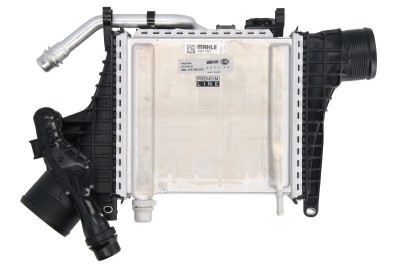 Intercooler Mercedes Clasa C (W205), 05.2018-, motor 1.5 T 135kw, 2.0 T 190kw, benzina, cu/fara AC, aluminiu brazat/plastic, 207x197x64 mm, Behr/Hell foto