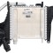 Intercooler Mercedes Clasa C (W205), 05.2018-, motor 1.5 T 135kw, 2.0 T 190kw, benzina, cu/fara AC, aluminiu brazat/plastic, 207x197x64 mm, Behr/Hell