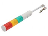 Coloană de Semnalizare LED Roșu/Ambră/Verde 24V