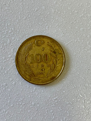 Moneda 100 LIRE - 100 lira - 1990 - Turcia - KM 988 (85) foto