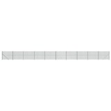 Cumpara ieftin Gard plasa de sarma cu bordura, verde, 1,4x25 m