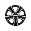 Set 4 Capace Roti 16 inchi (R16) Bis Gri-Negru, Compatibile Cu Chevrolet, Autohelix MSA