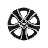 Set 4 Capace Roti 14 inchi (R14) Bis Gri-Negru, Compatibile Cu Chevrolet, Autohelix MSA