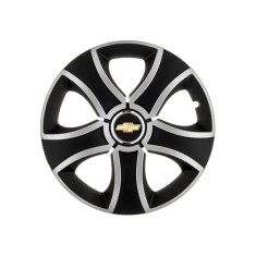 Set 4 Capace Roti 14 inchi (R14) Bis Gri-Negru, Compatibile Cu Chevrolet