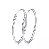 Cumpara ieftin Cercei rotunzi argint 925, JW1785, model elegant, placati cu rodiu