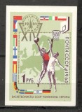 U.R.S.S.1965 Campioana europeana la baschet-Bl. MU.262