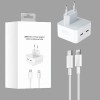 Set Incarcator Fast Charge 50W cu doua porturi Pentru APPLE iPhone, ipad, casti