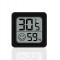 Mini termometru si higrometru, afisaj LCD, interior, 4.5 A 4.5 A 1 cm, negru