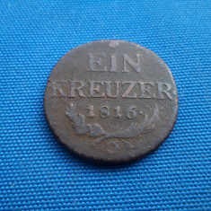 1 KREUZER 1816 /O TREASILVANIA -ORAVITA