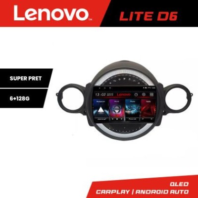 Navigatie Mini 2007-2011 8 core 6+128 GB Android Waze USB Navigatie Internet Youtube Radio Lenovo CarStore Technology foto
