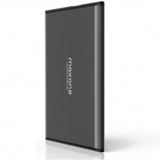 Hard disk extern portabil Maxone de 500 GB, HDD ultra subtire USB 3.0, gri - RESIGILAT