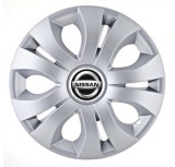 Cumpara ieftin Set 4 Capace Roti CREATIVE REY&reg; potrivite jantelor de 14 inch, pentru Nissan, model Top Gray, Autohelix MSA