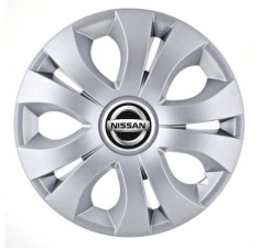 Set 4 Capace Roti Autohelix MSA&reg; potrivite jantelor de 16 inch, Compatibil Cu Nissan, model Top Gray