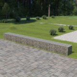 Gabion perete cu capace, oțel galvanizat, 600 x 50 x 50 cm, vidaXL